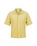 Honey Yellow Pleated Shirt