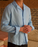 Blue Linen Shirt
