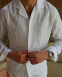 White Linen Shirt