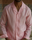 Pink Linen Shirt