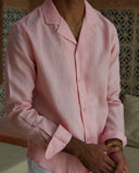 Pink Linen Shirt