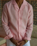 Pink Linen Shirt
