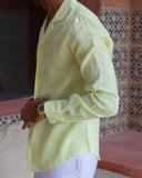 Pistachio Linen Shirt
