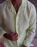 Pistachio Linen Shirt