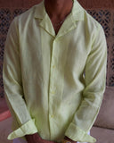 Pistachio Linen Shirt