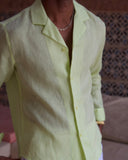 Pistachio Linen Shirt