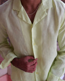 Pistachio Linen Shirt