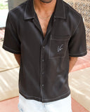 Black TENCEL™ Shirt | Sole Mode Collection