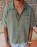 Olive TENCEL™ Shirt | Sole Mode Collection
