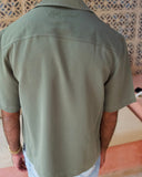 Olive TENCEL™ Shirt | Sole Mode Collection