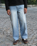 Belleville Straight Leg Jeans — Blue Washed