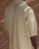 Honey Yellow Pleated Shirt