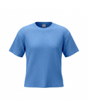Baby Blue Pleated T-Shirt