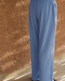 Baby Blue Pleated Trousers