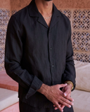 Black Linen Shirt