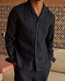 Black Linen Shirt