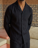 Black Linen Shirt