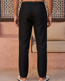 Black Linen Trousers
