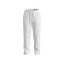 White pants on a white background